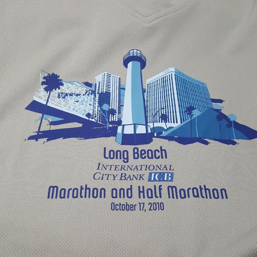 Lot of 3 Marathon Jerseys Las Vegas 2012 Pats Run 2015 Long Beach 2010 Size XL